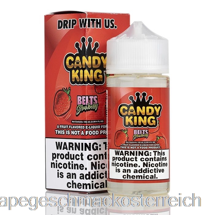 Gürtel Erdbeere - Candy King - 100ml 6mg Vape-Geschmack